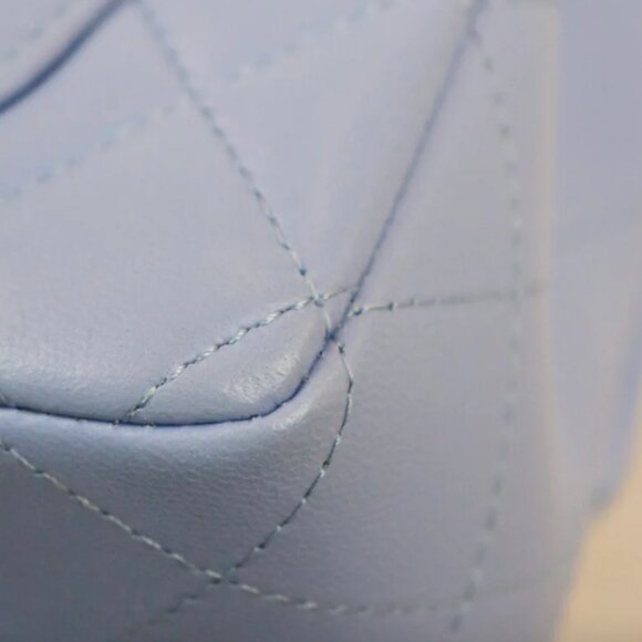 Chanel Blue Mini Flap Lambskin - Picture 12 of 13